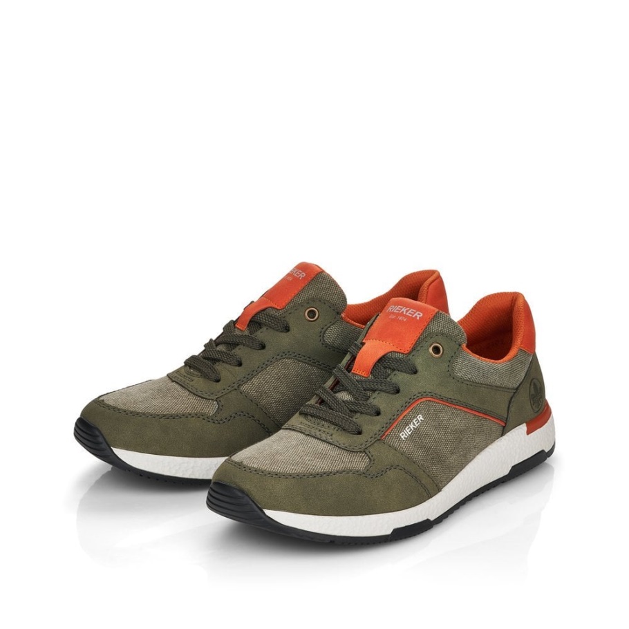 Grün Rieker B3401 Herrenschuhe
