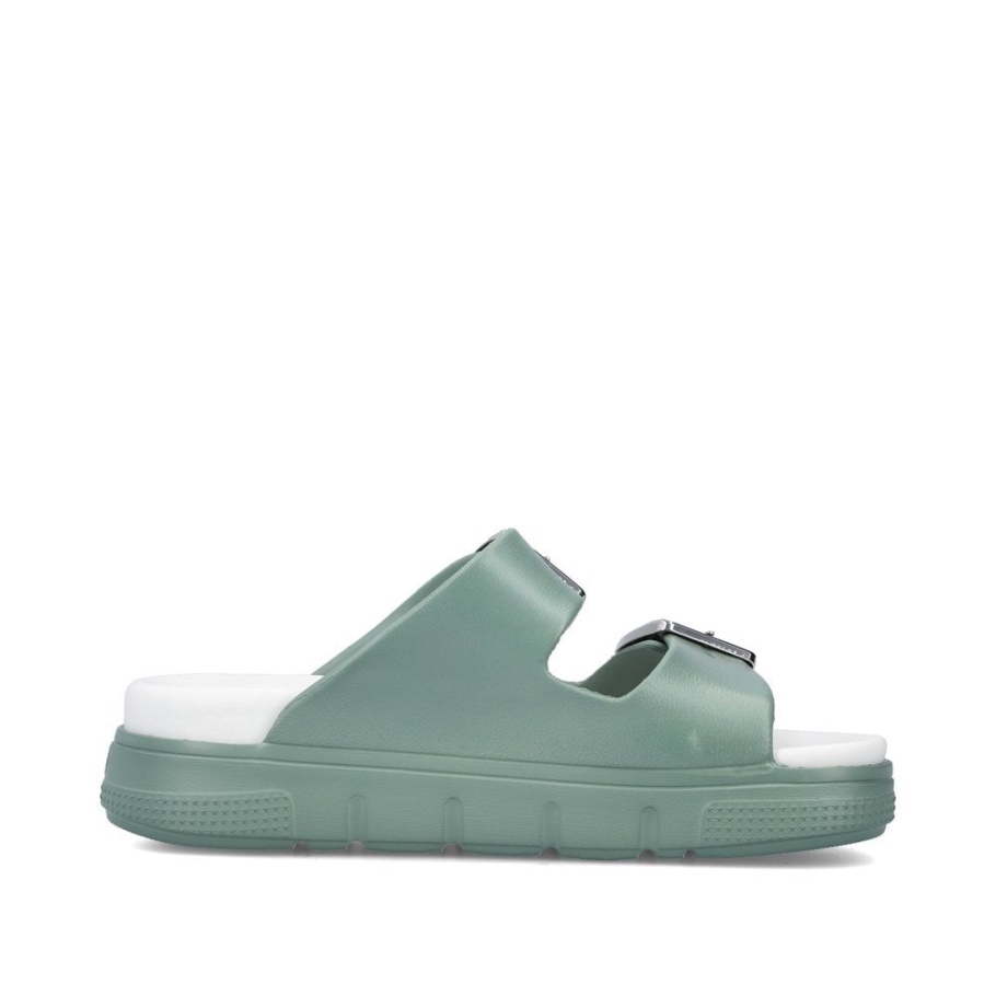 Grün Rieker P2180 Damen Sandalen