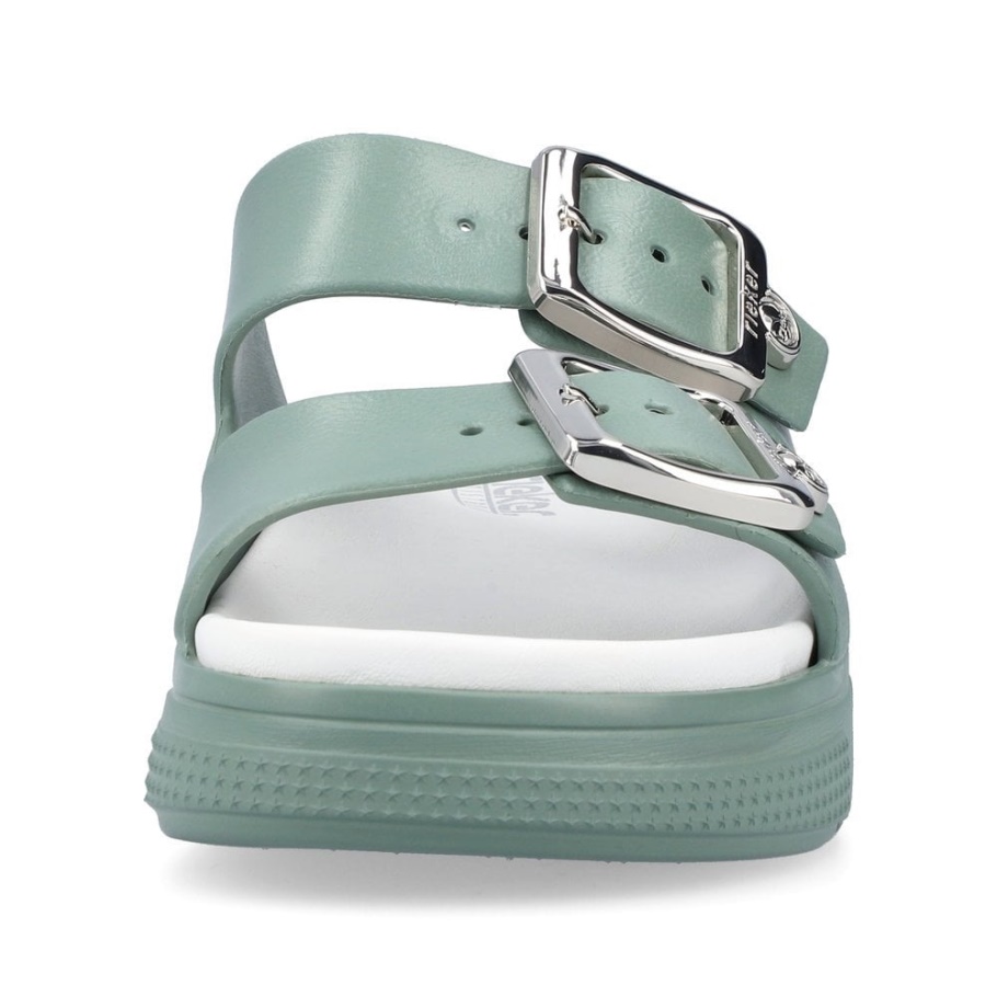 Grün Rieker P2180 Damen Sandalen