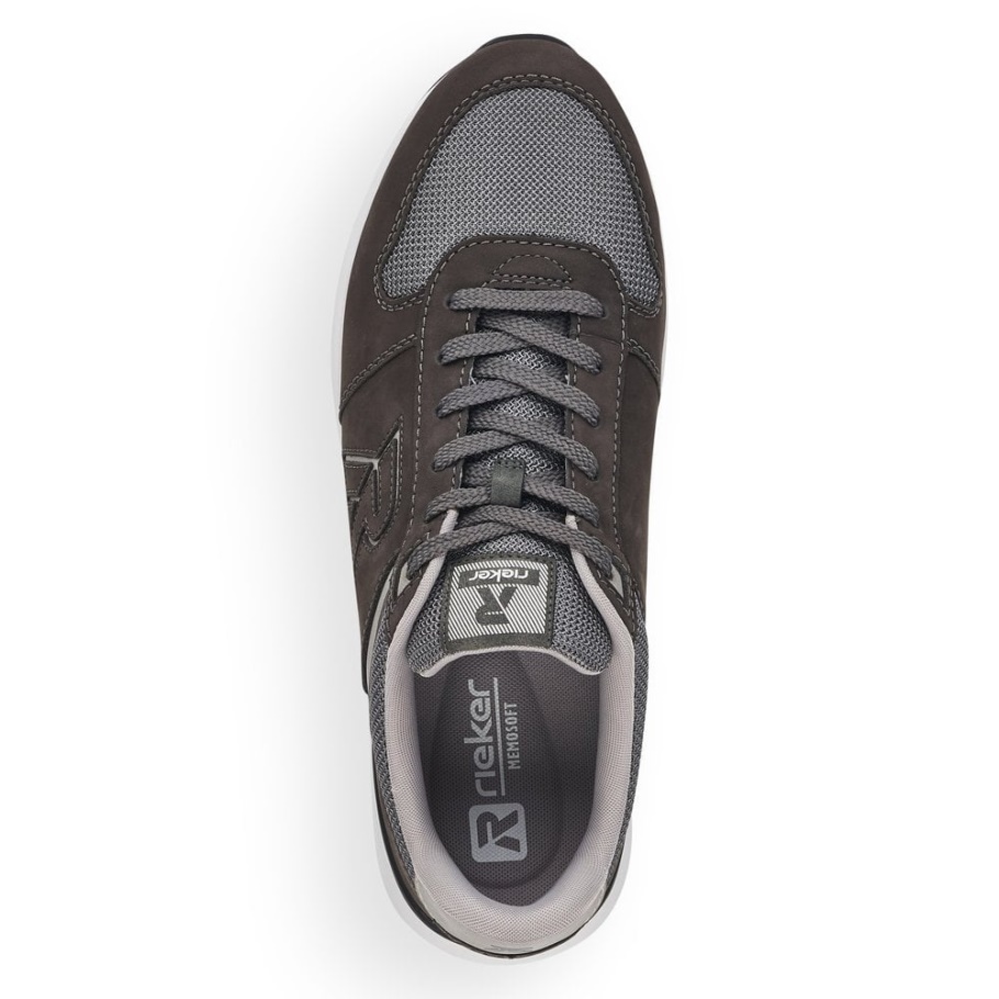 Rieker Grau R-evolution 07601 Herrenschuhe