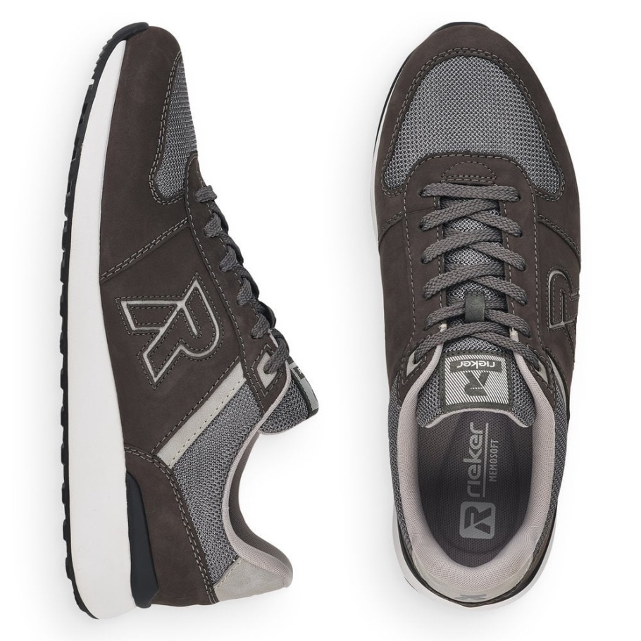 Rieker Grau R-evolution 07601 Herrenschuhe
