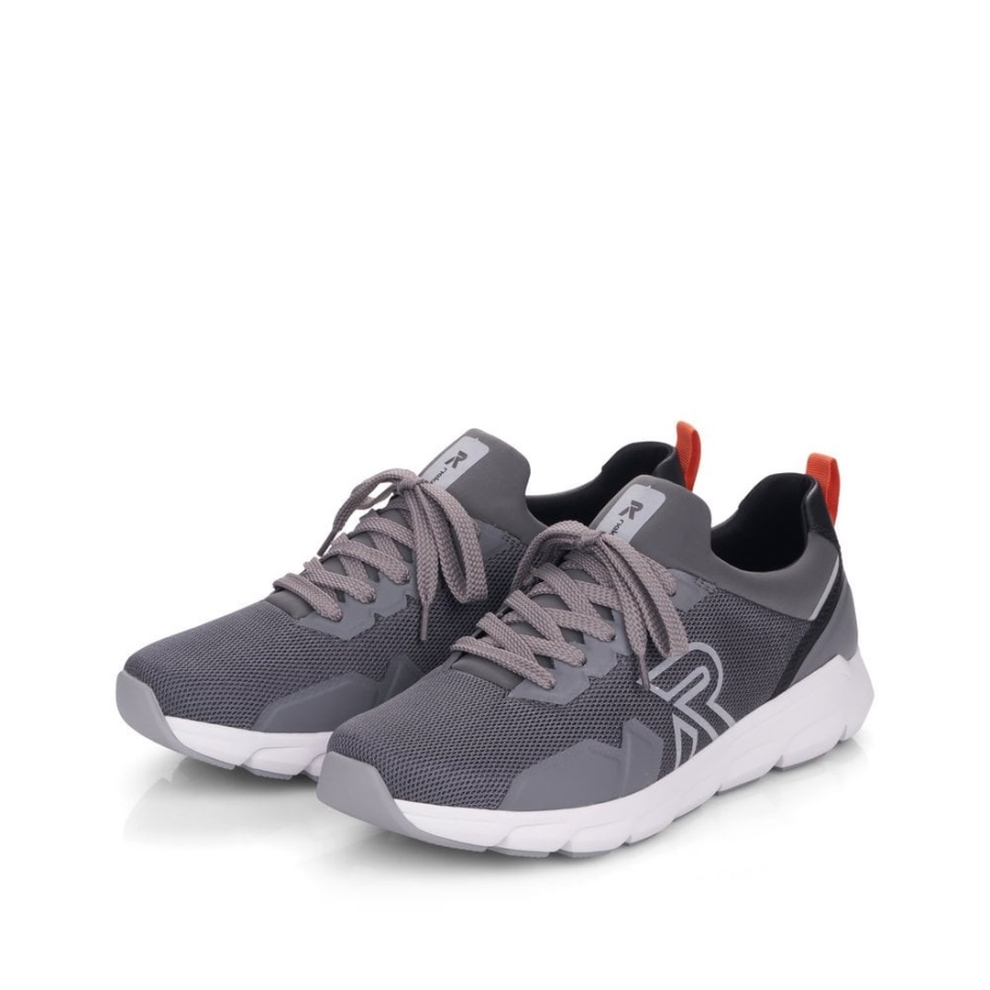 Rieker Grau R-evolution 07802 Herrenschuhe