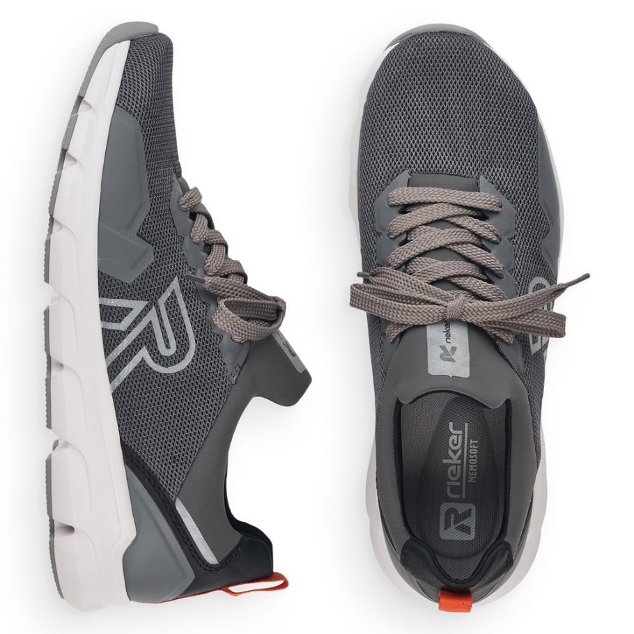 Rieker Grau R-evolution 07802 Herrenschuhe