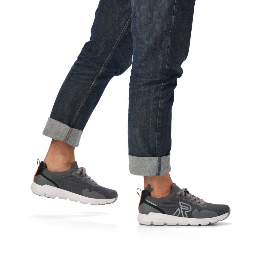 Rieker Grau R-evolution 07802 Herrenschuhe