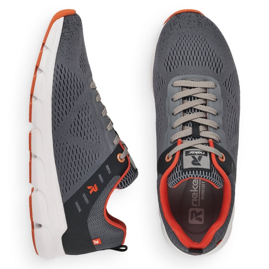 Rieker Grau R-evolution 07806 Herrenschuhe