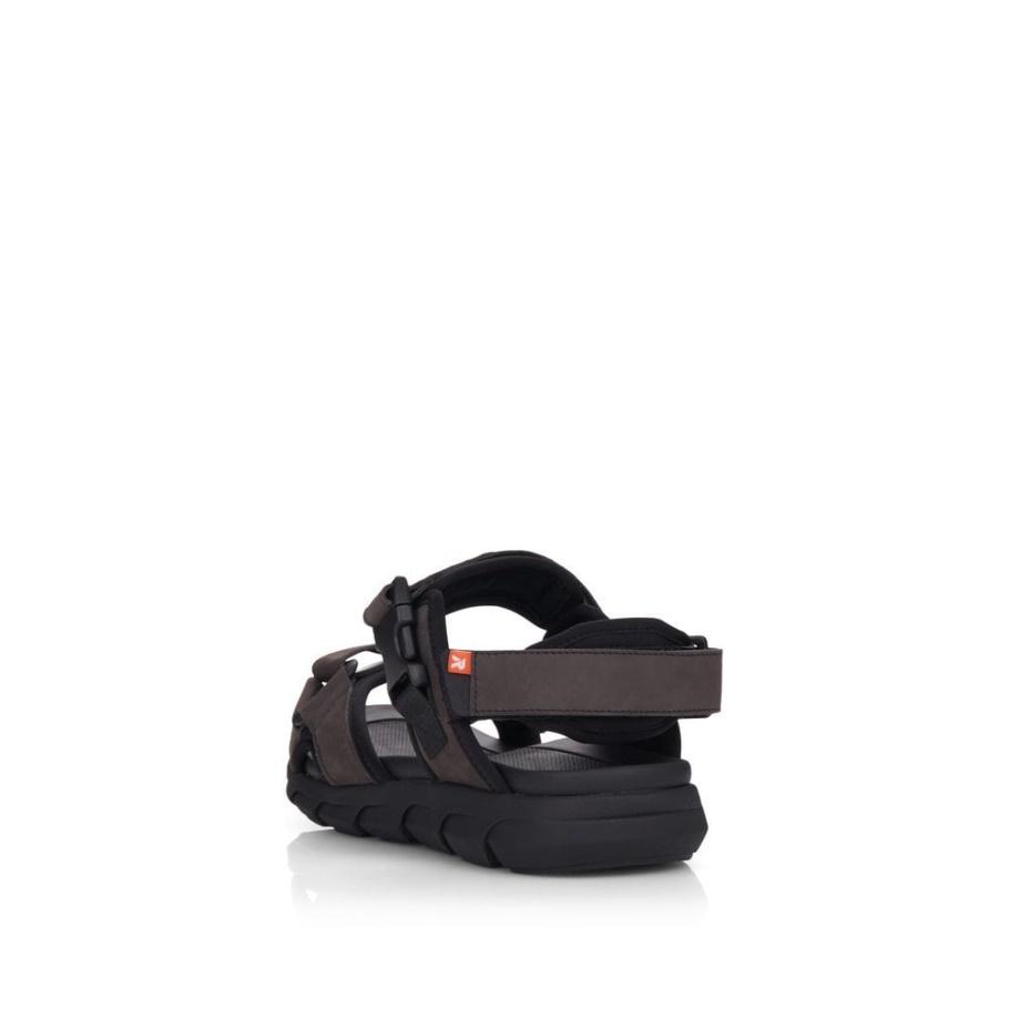 Rieker Grau R-evolution 20803 Herren Sandalen