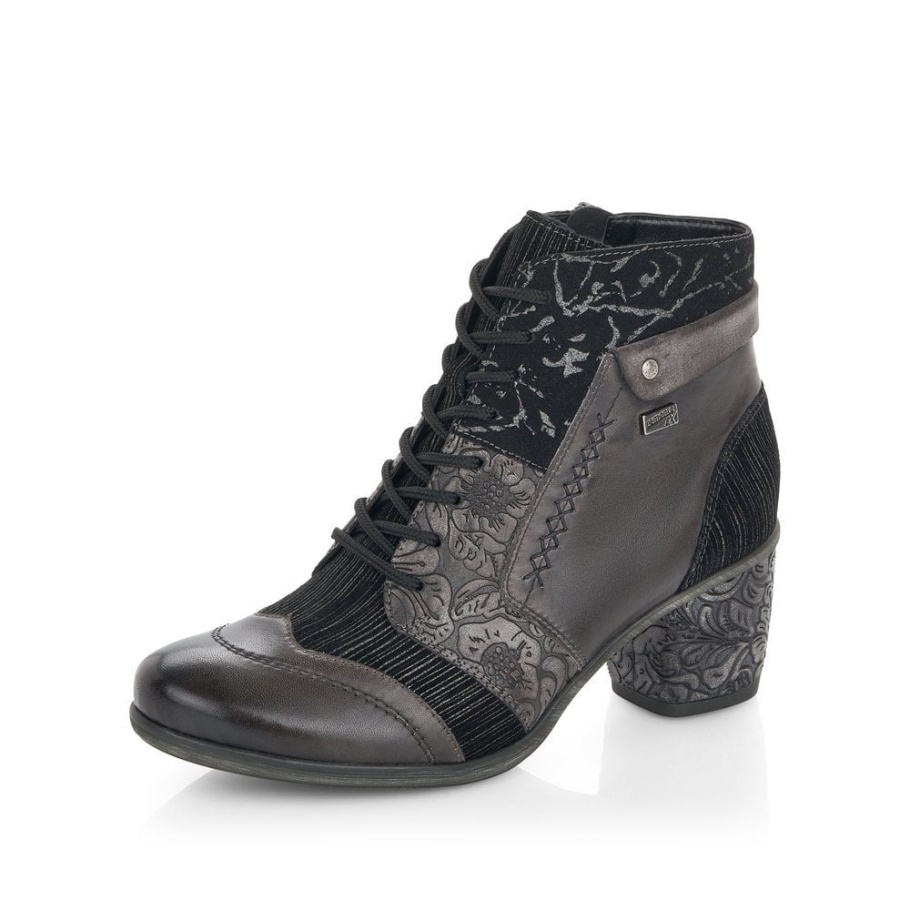 Rieker Grau Remonte D5470 Damen Stiefel