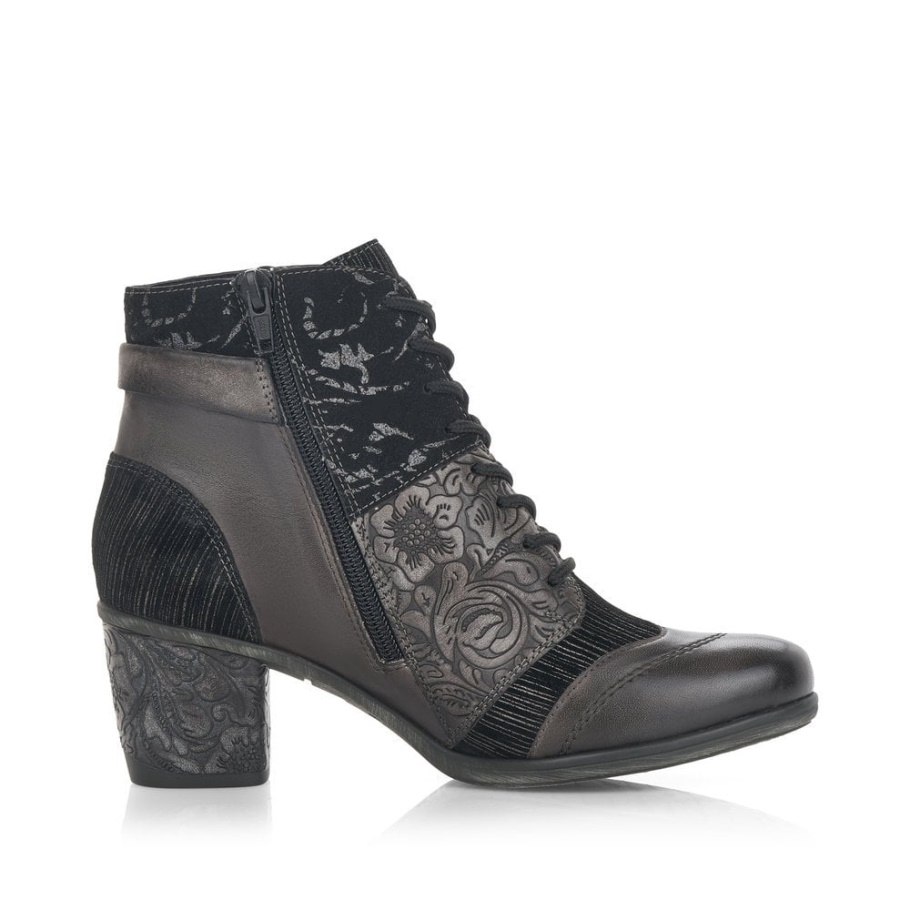 Rieker Grau Remonte D5470 Damen Stiefel