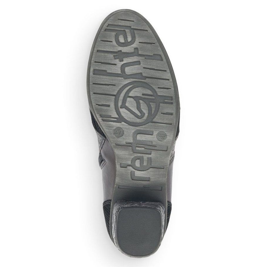 Rieker Grau Remonte D5470 Damen Stiefel