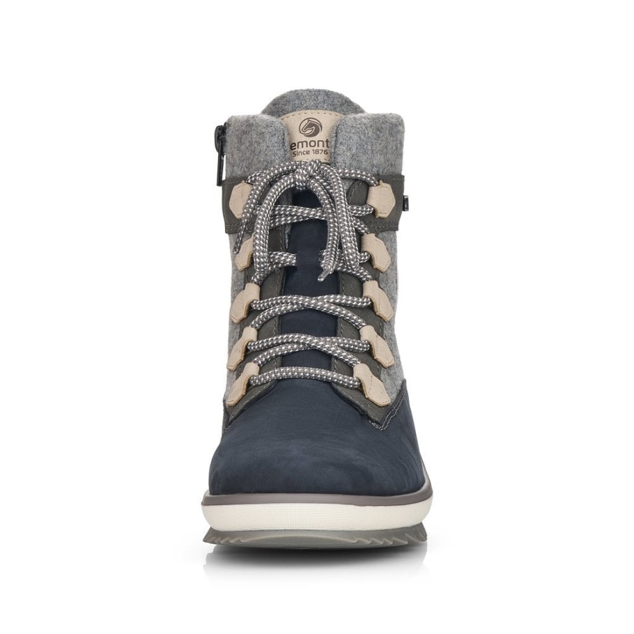 Rieker Grau Remonte R8481 Damen Stiefel