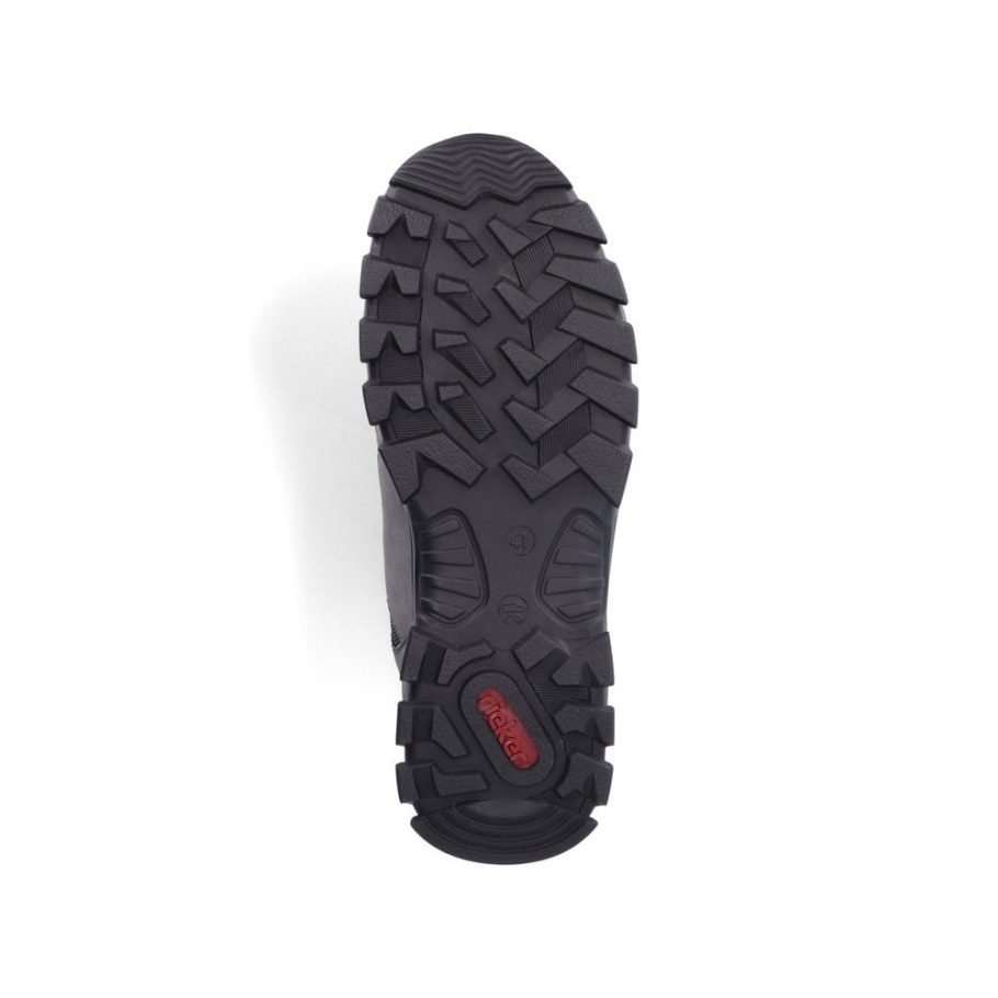 Grauer Rieker Herrenstiefel