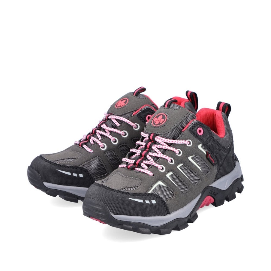 Graue Rieker N8820 Damenschuhe
