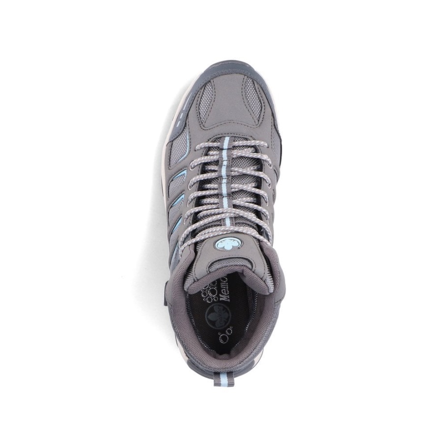 Graue Rieker X8820 Damenstiefel