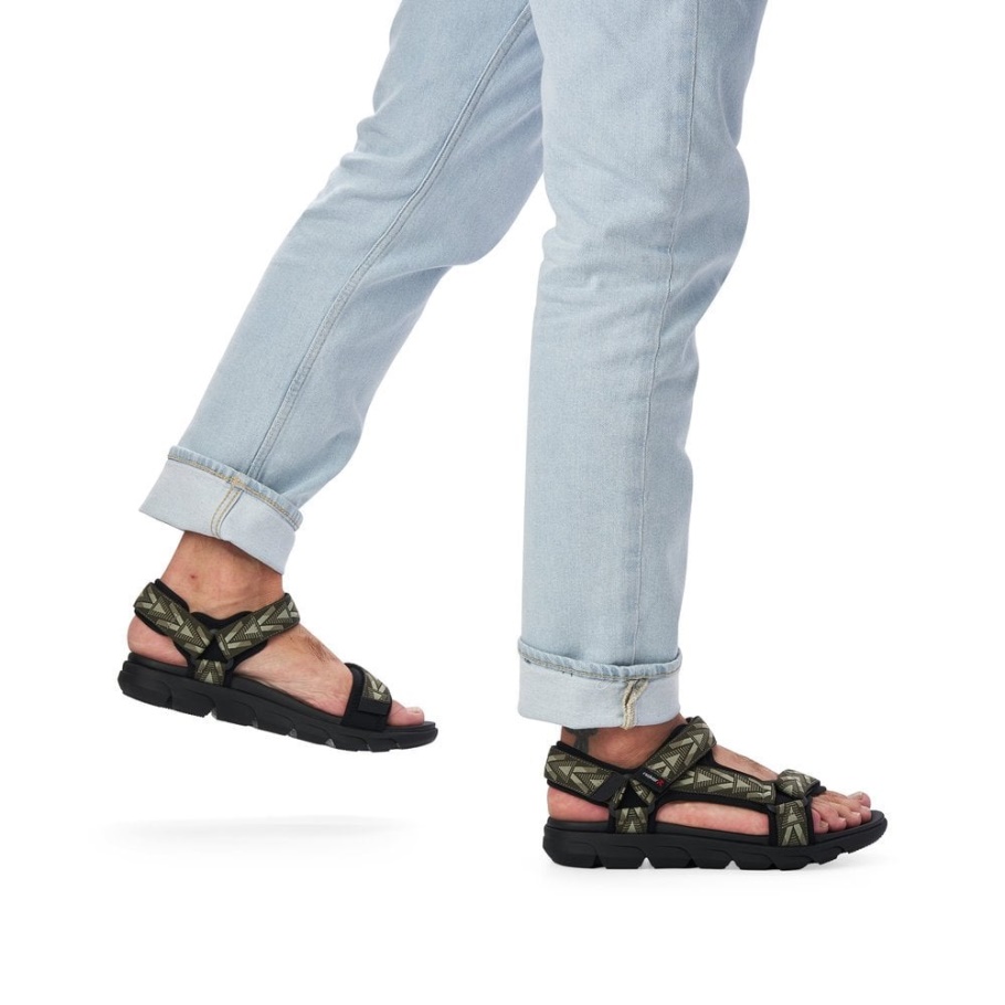 Rieker R-evolution 20802 Herren Sandale Grün