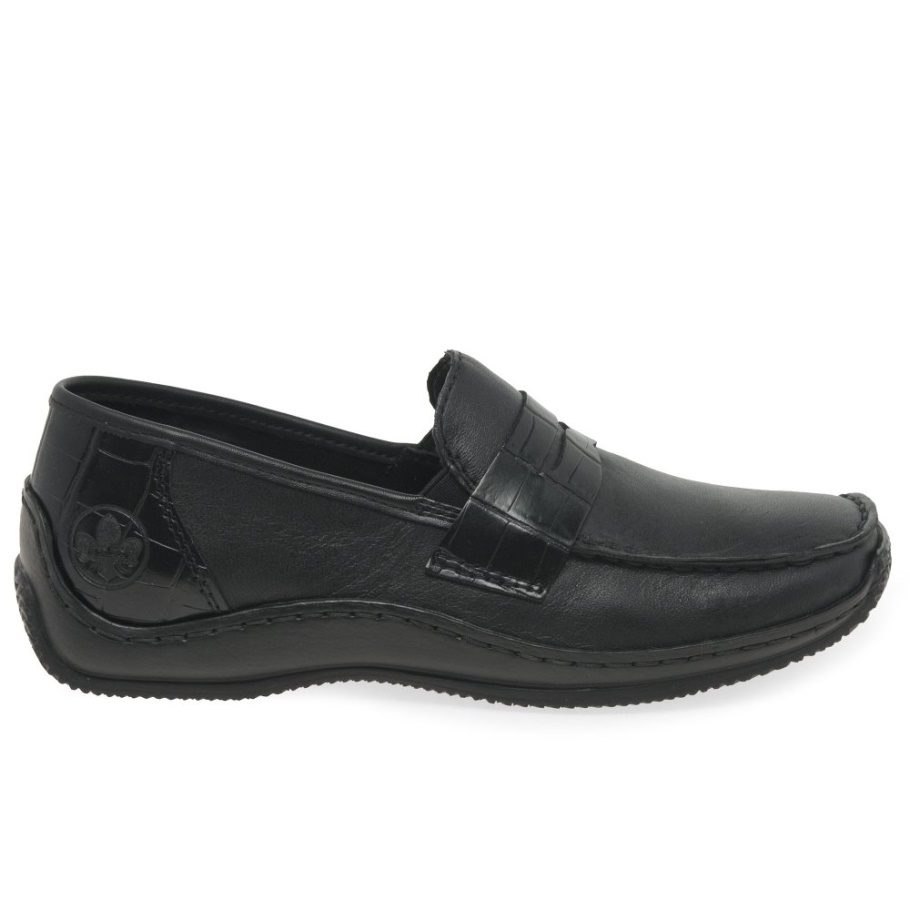 Schwarze Rieker Caris Damenschuhe