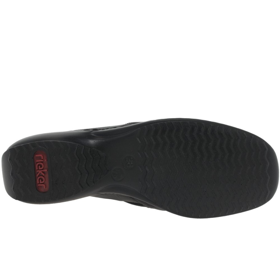 Schwarz Rieker Drizzle Lässige Damenstiefeletten