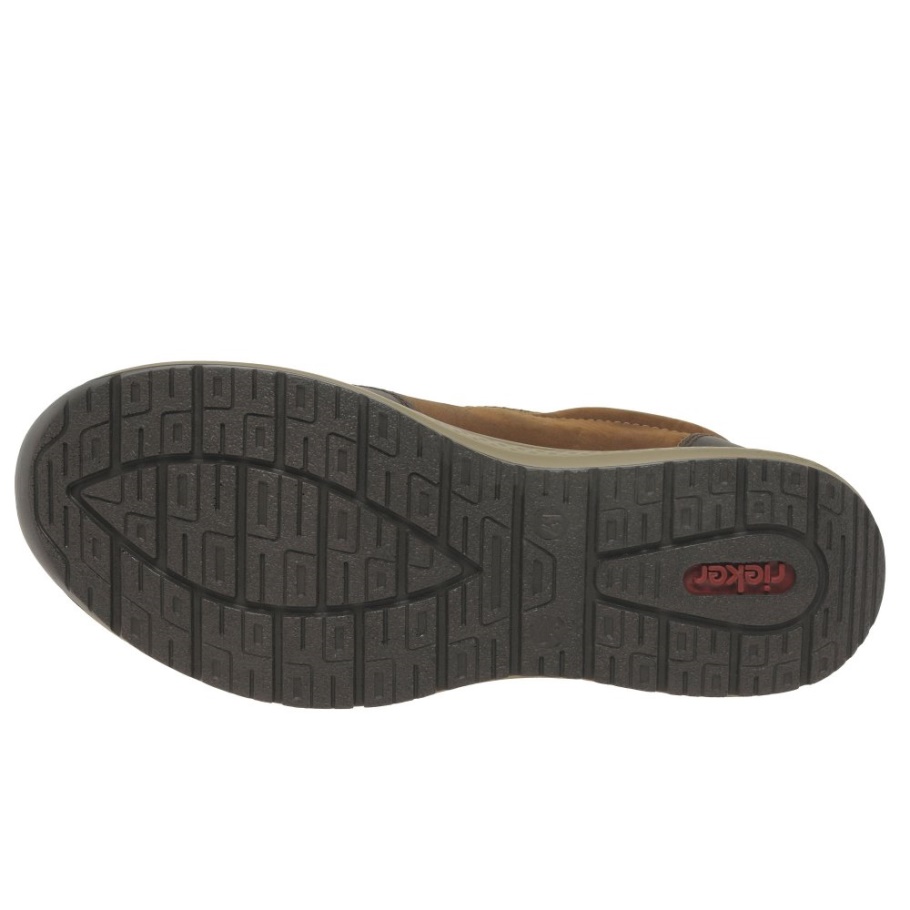 Braune Rieker Deploy Herrenschuhe