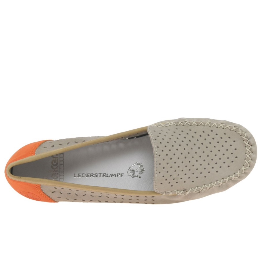 Cloud Rieker Peggy Damenmokassins Mit Gestanztem Detail