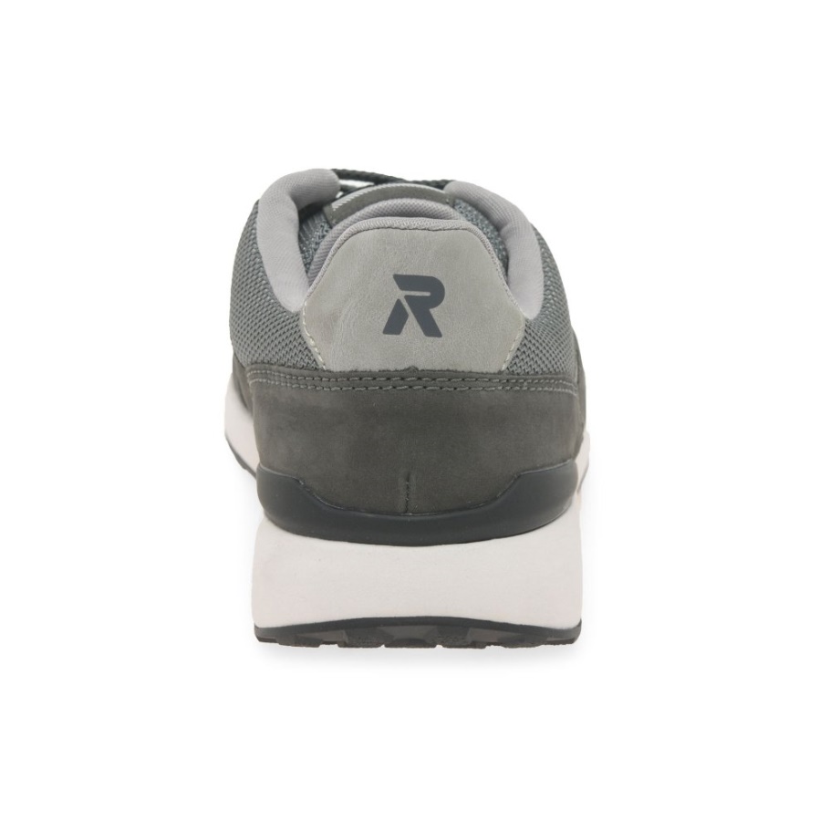 Graue Rieker Frank Herren Turnschuhe