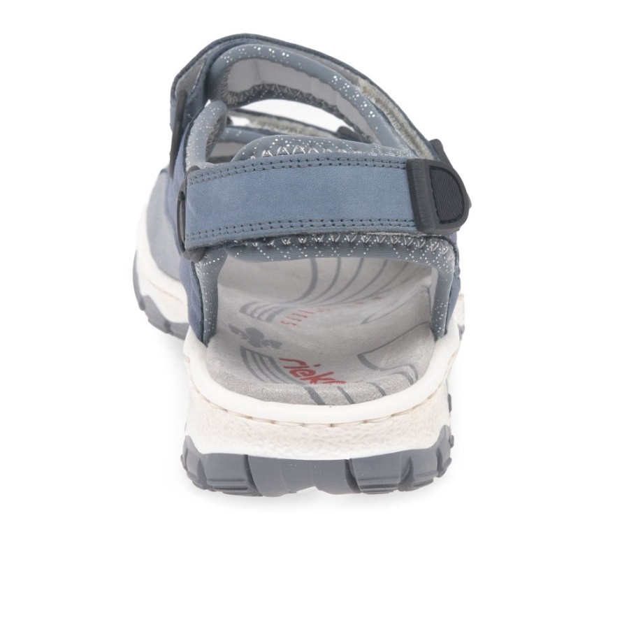 Jeans Rieker Liza Damen Riptape Sandalen