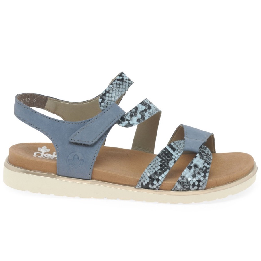 Jeans Rieker Mandarin Damen Sandalen