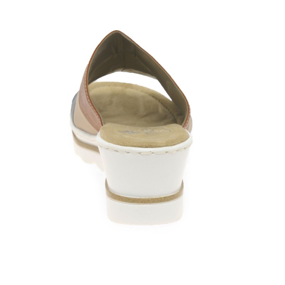 Multi Rieker Jay Damen Sandalen Mit Keilabsatz