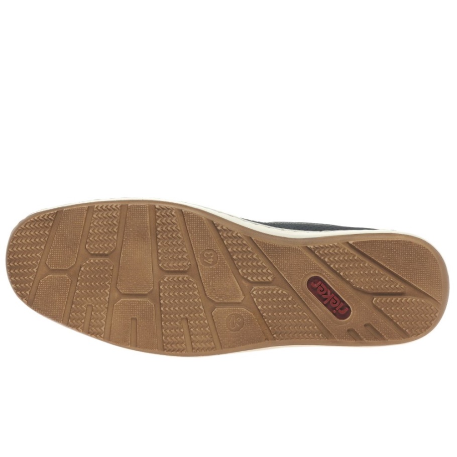 Nubuk Rieker Mariner Herren Bootsschuhe Zum Hineinschlüpfen