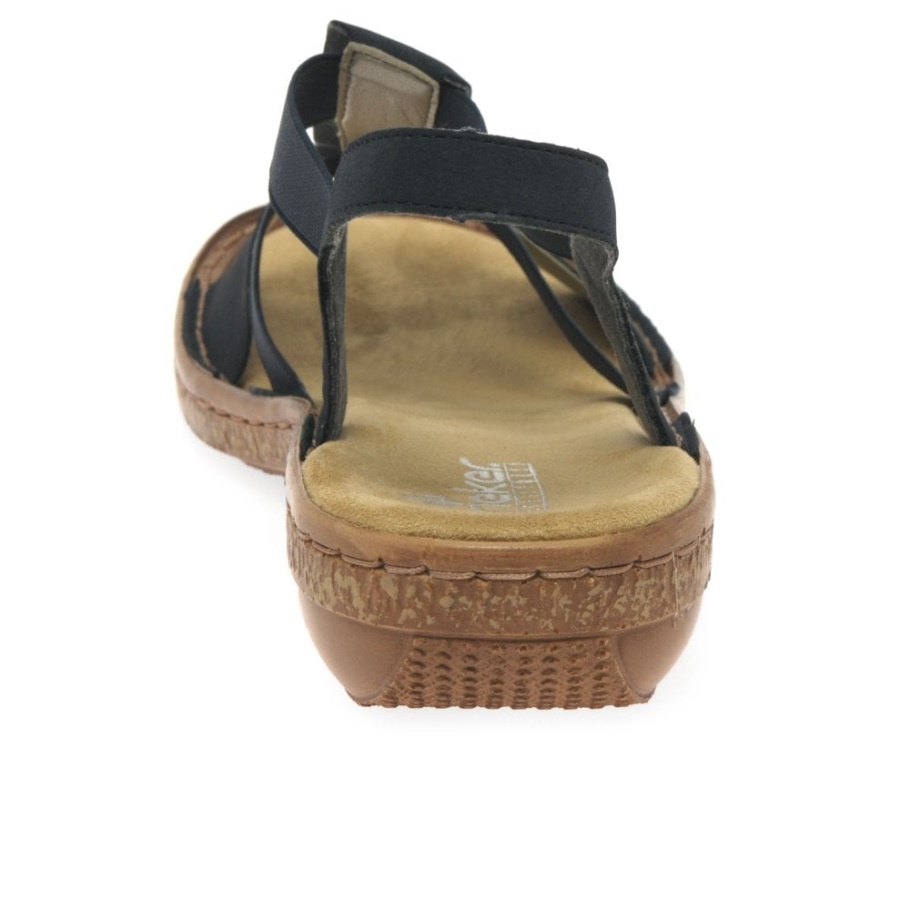 Pacific Rieker Trimmen Damen-sling-back-sandalen