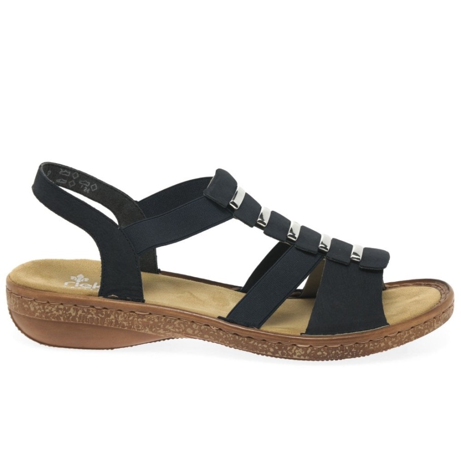 Pacific Rieker Trimmen Damen-sling-back-sandalen