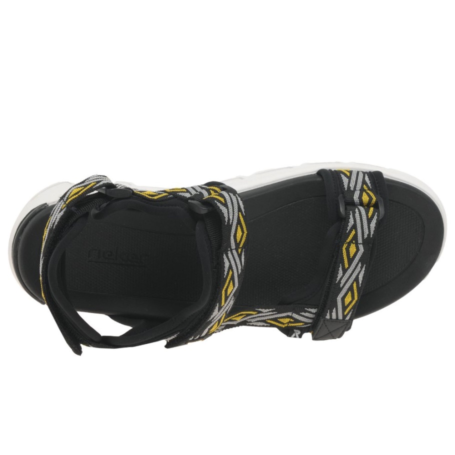 Rieker Brooke Sandalen Damen Schwarz