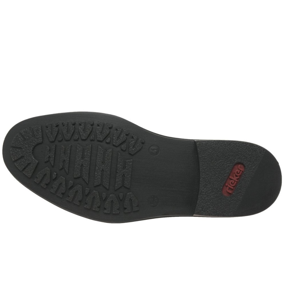 Rieker Colorado Herren Slip On Schuhe Schwarz