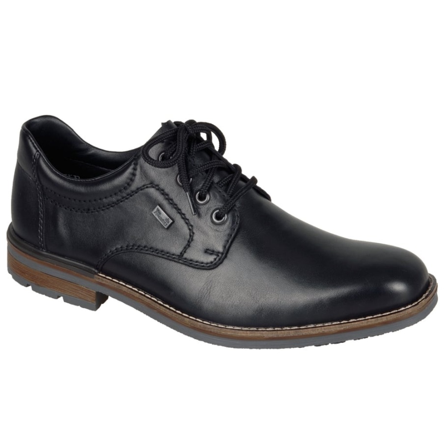 Rieker Edon Formelle Herren Schnürschuhe Schwarz