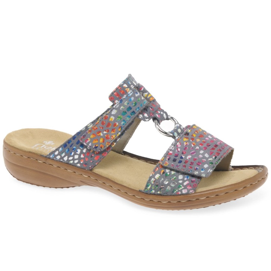 Rieker Festival Damen Lässig Pantolette Light