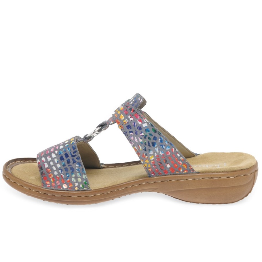 Rieker Festival Damen Lässig Pantolette Light