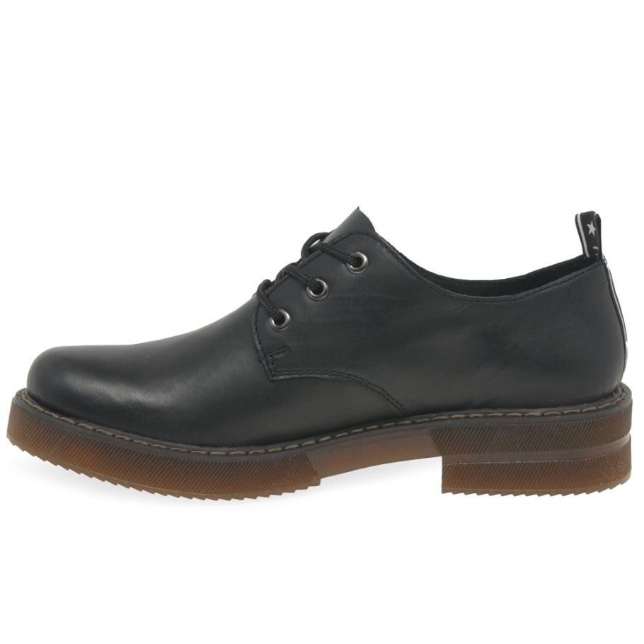 Rieker France Damenschuhe Schwarz