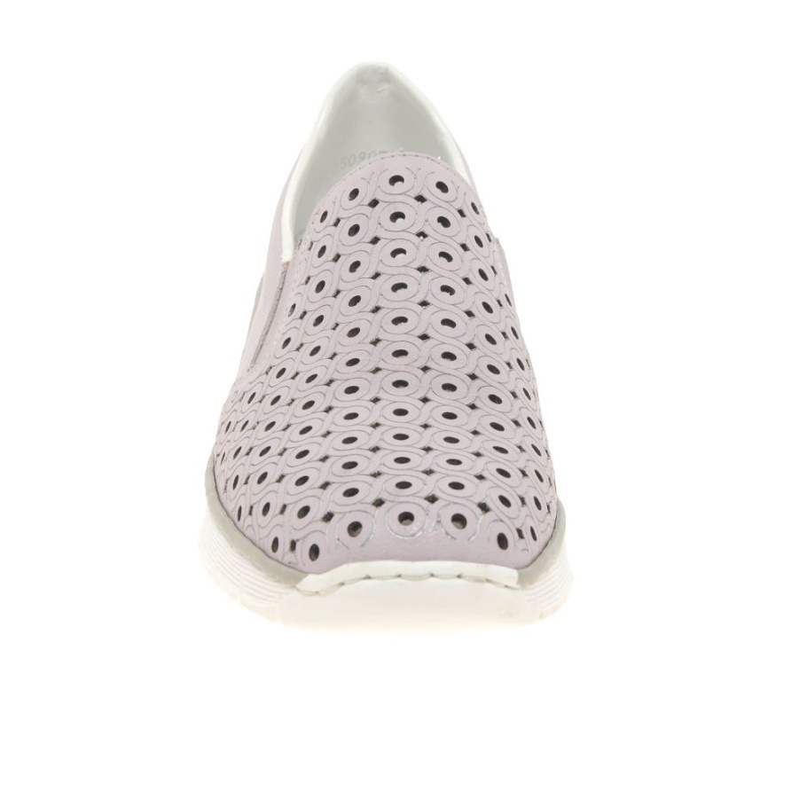 Rieker Raffen Damen Freizeitschuhe Rosa