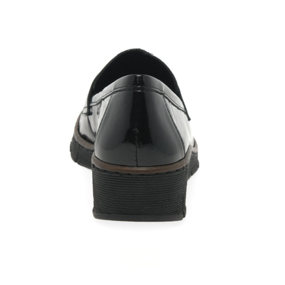 Rieker Glisten Damen Freizeitschuhe Schwarz