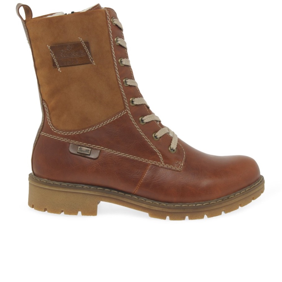 Rieker Hike Damen Stiefeletten Tan