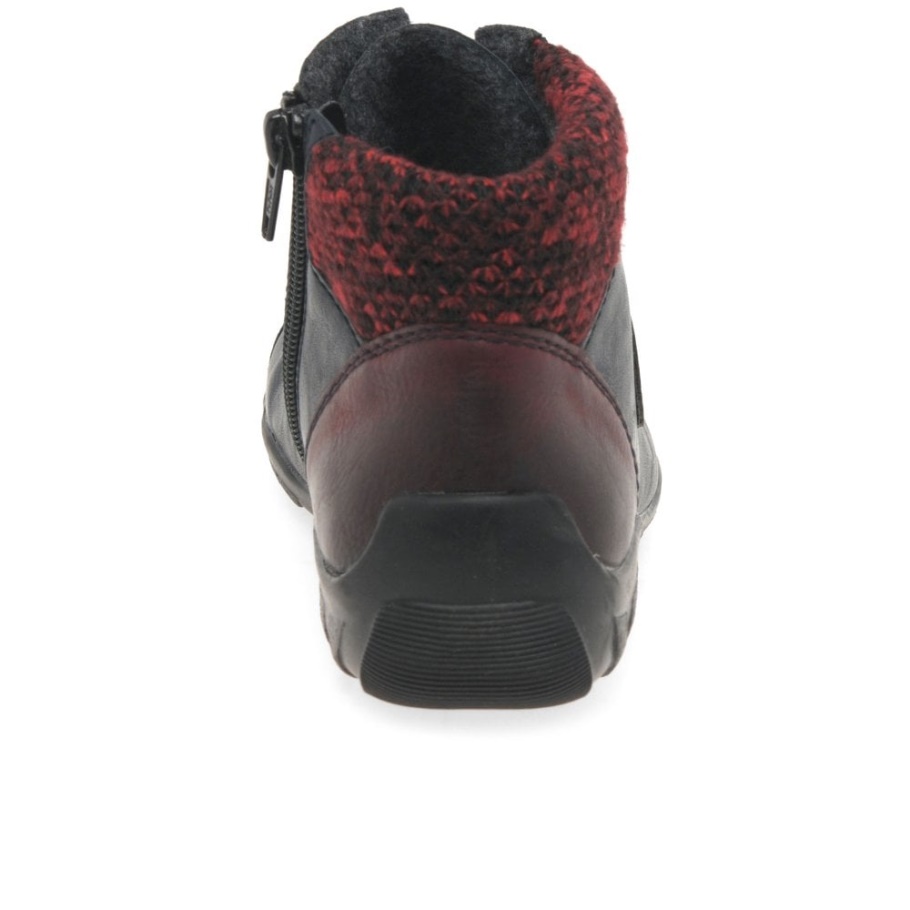 Rieker Josie Damen Lässige Stiefeletten Navy