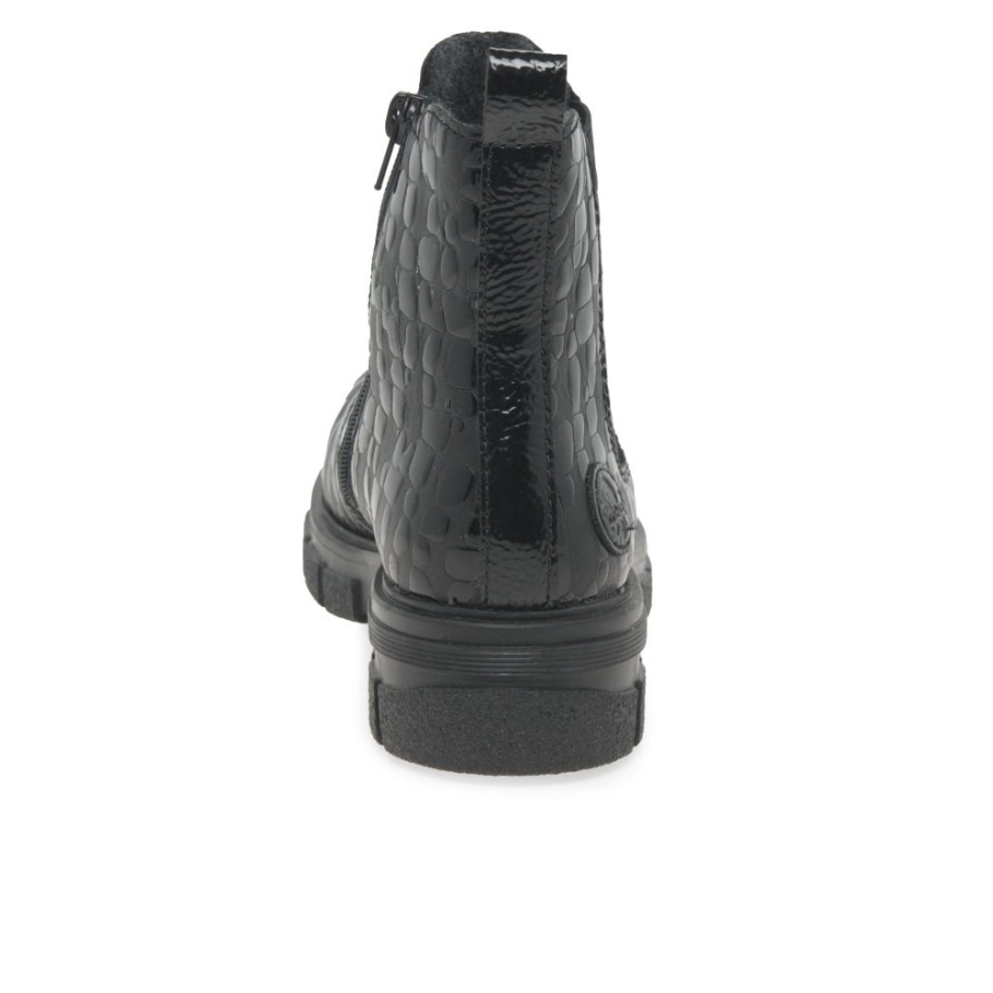 Rieker Leith Damen Chelsea Boots Schwarz
