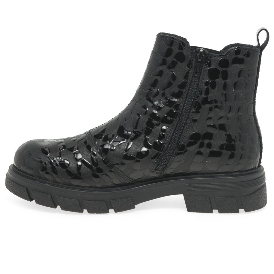 Rieker Leith Damen Chelsea Boots Schwarz