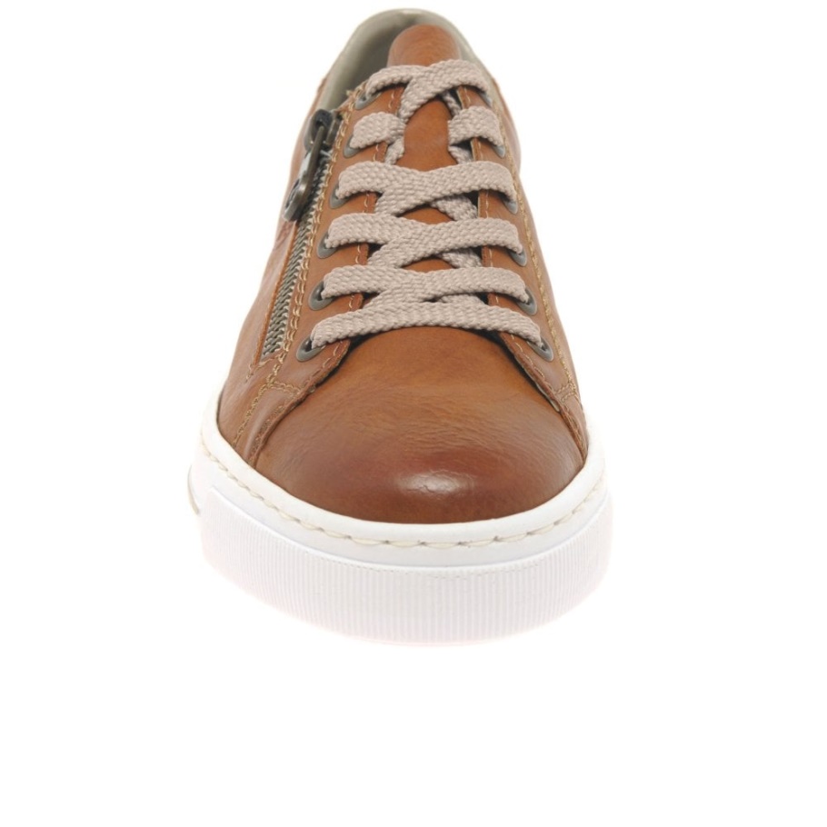 Rieker Mula Damen Casual Sneaker Braun