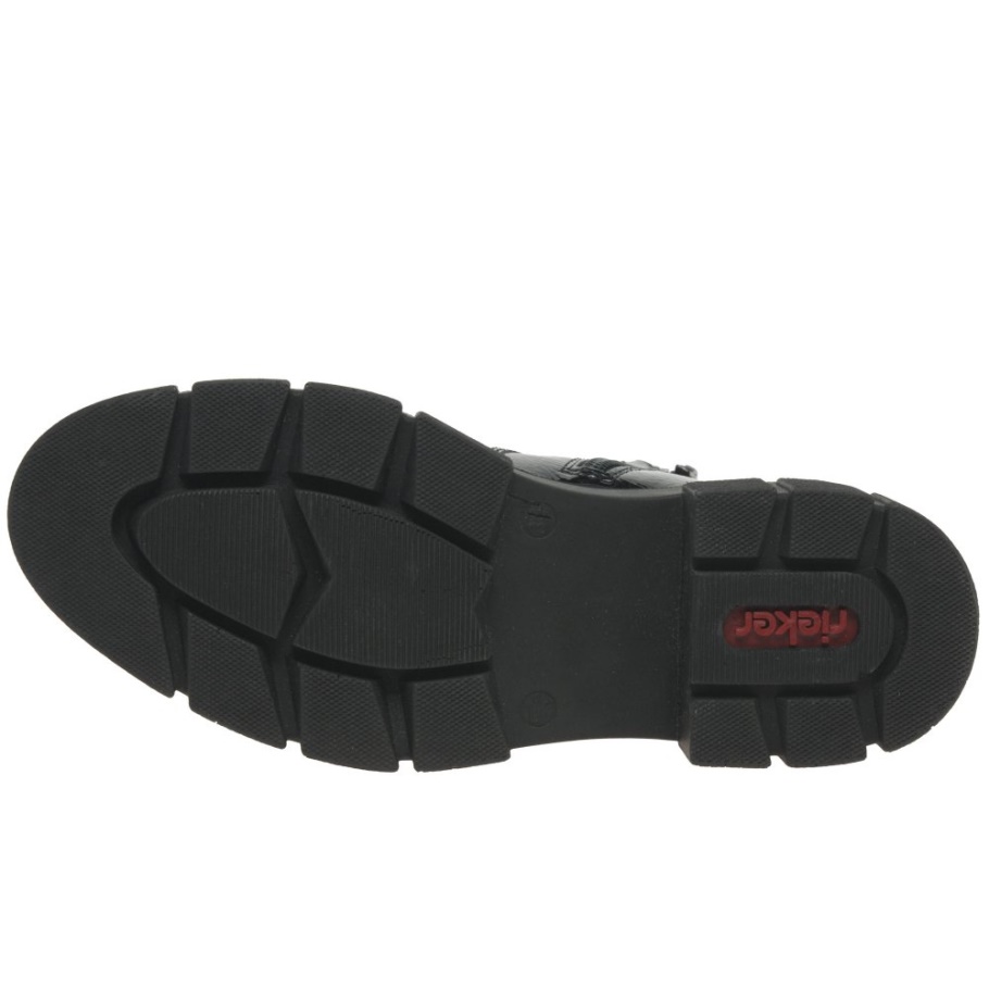 Rieker Nula Damen Chelsea Schwarze Stiefel