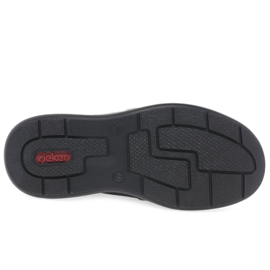 Rieker Patros Herren Lässige Slipper Nubuk