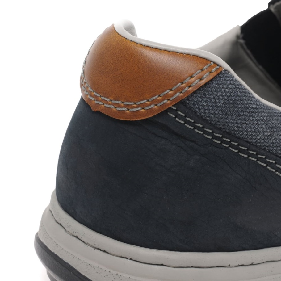 Rieker Patros Herren Lässige Slipper Nubuk