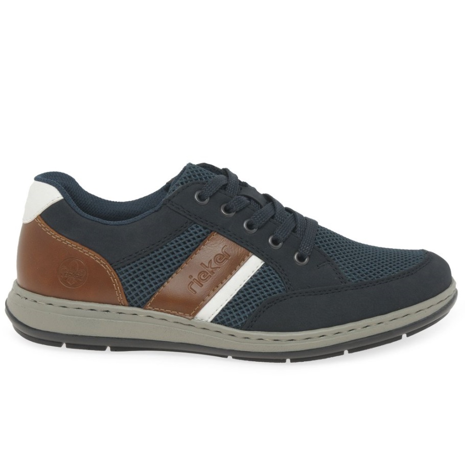 Rieker Gefahr Herren Turnschuhe Navy