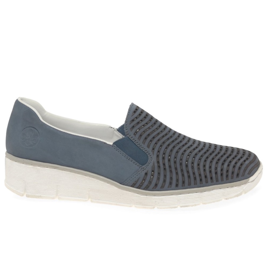 Rieker Perkins Damenschuhe Blau