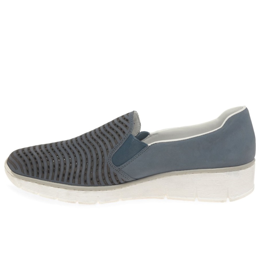 Rieker Perkins Damenschuhe Blau