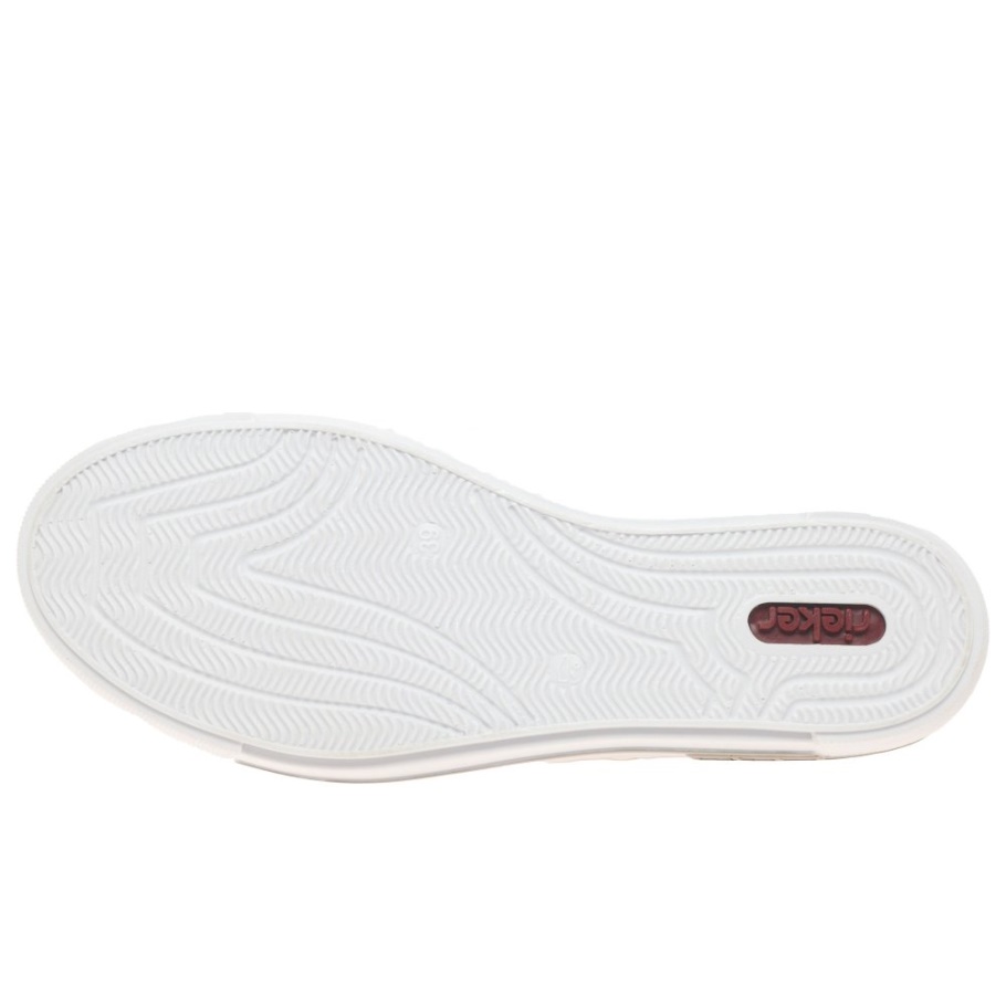 Rieker Quilt Damen Turnschuhe Weiß