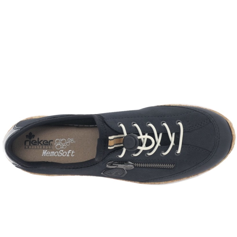 Rieker Riso Damen Leichte Sportschuhe Pacific